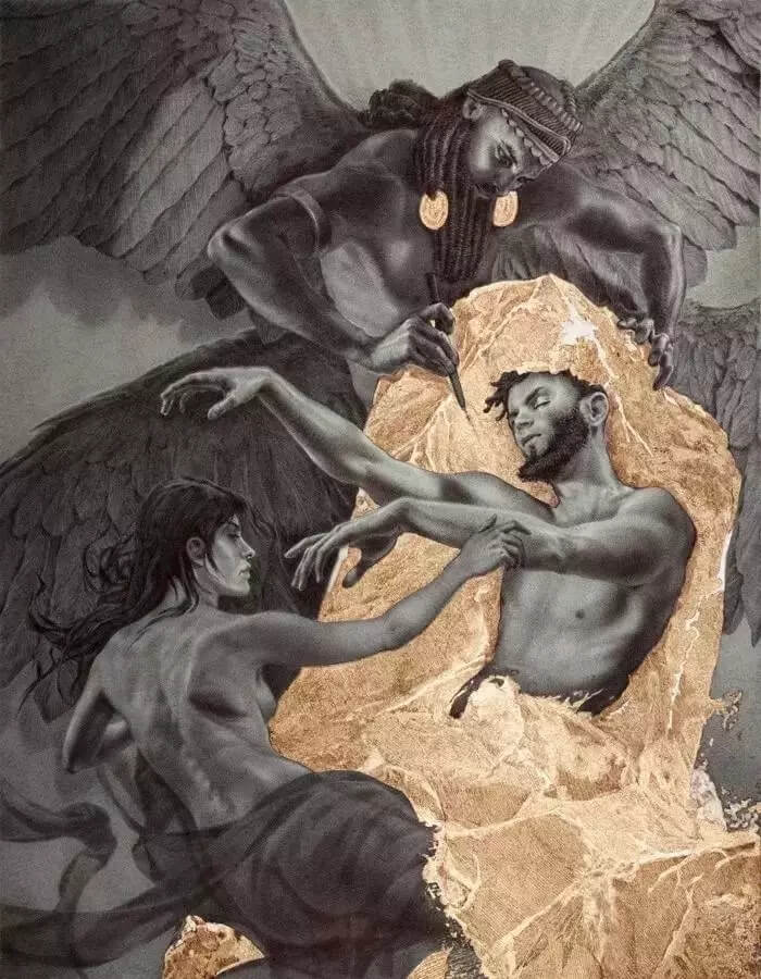 用黃金當(dāng)畫料的土豪畫家，你見過嗎？廣州畫室小圍帶你見識見識！圖十九