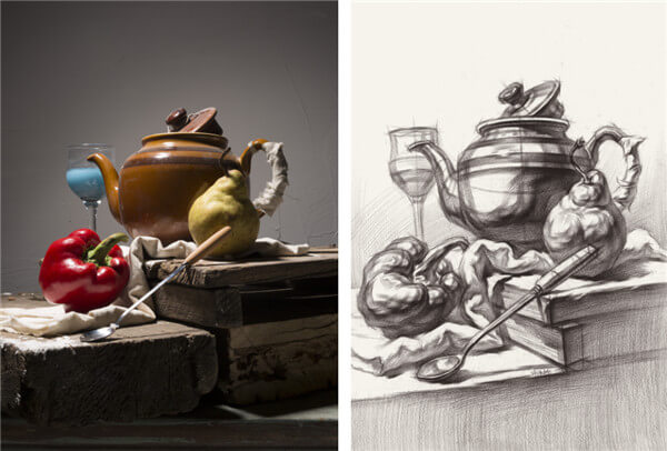 如何讓素描靜物急速提高?只需你做到廣州十大畫室整理的這3條圖15