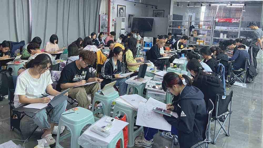 經(jīng)過(guò)廣州美術(shù)高考班圍墻魔鬼特訓(xùn)后的你們！聯(lián)考一定必勝，16