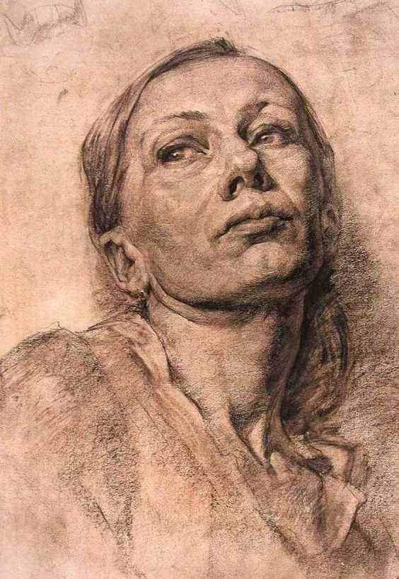 廣州美術高考班給咱安利一些列賓素描頭像結構,讓你受用一生,34