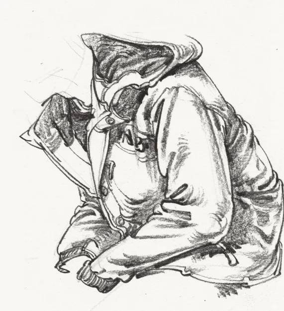 看完廣州美術(shù)高考班整理的這篇,就不會(huì)再說你不會(huì)畫速寫衣褶了,06