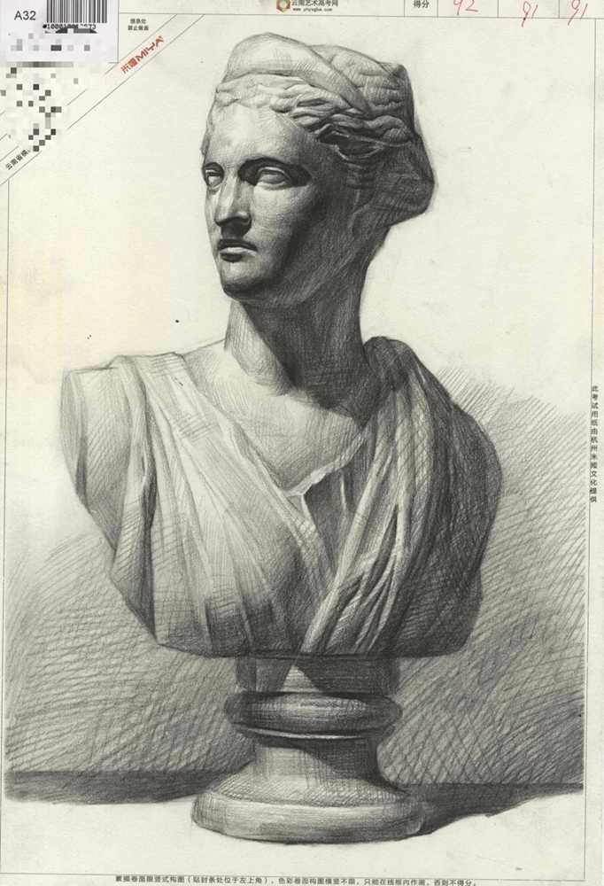 廣州美術高考班將云南一模卷理好了，網友稱:平淡無奇，你怎么看,08